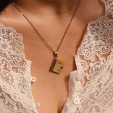 Custom Book Name/Text Necklace